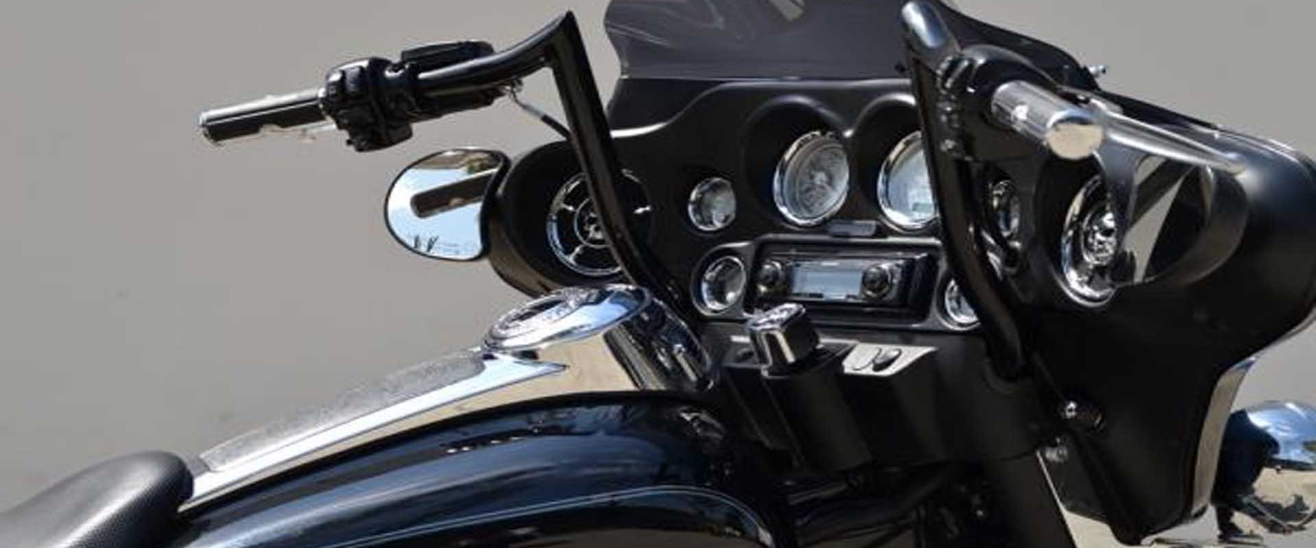 Installing Handlebars and Grips on a Harley Davidson Motorcycle